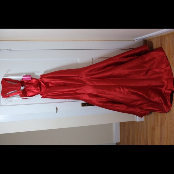 Jovani Red Dress/ Gown - Picture 7 of 8